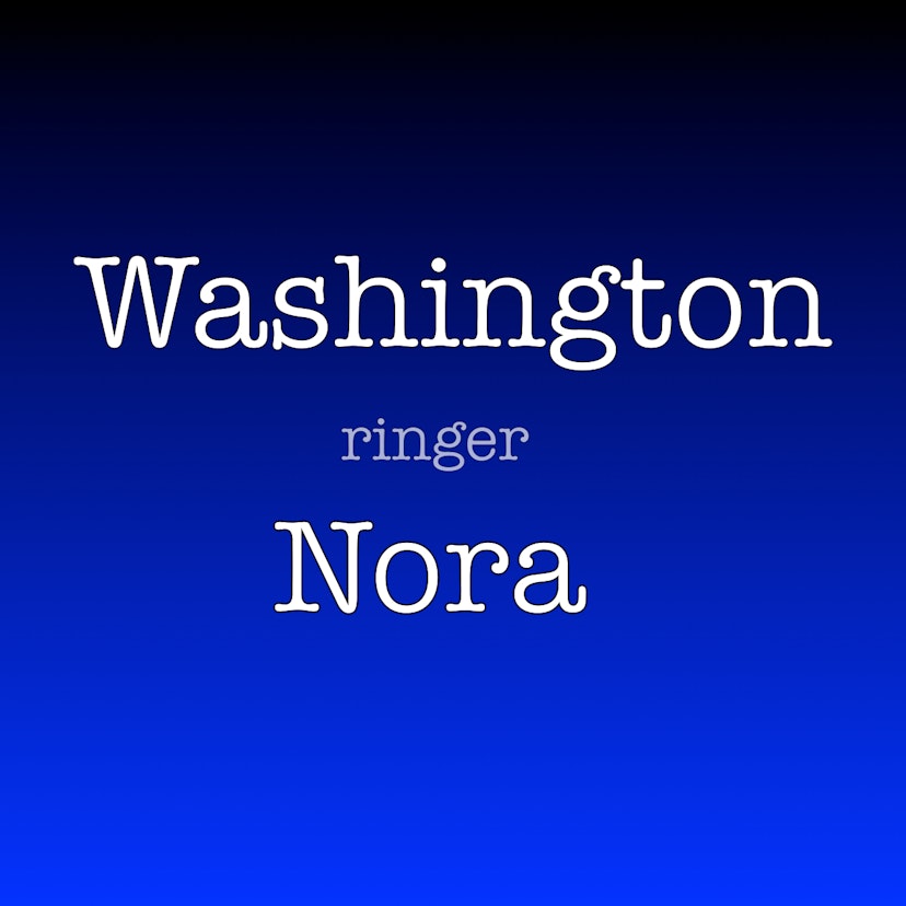 Washington ringer Nora