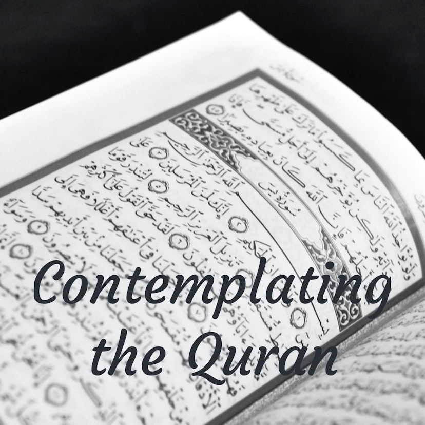 Contemplating the Quran