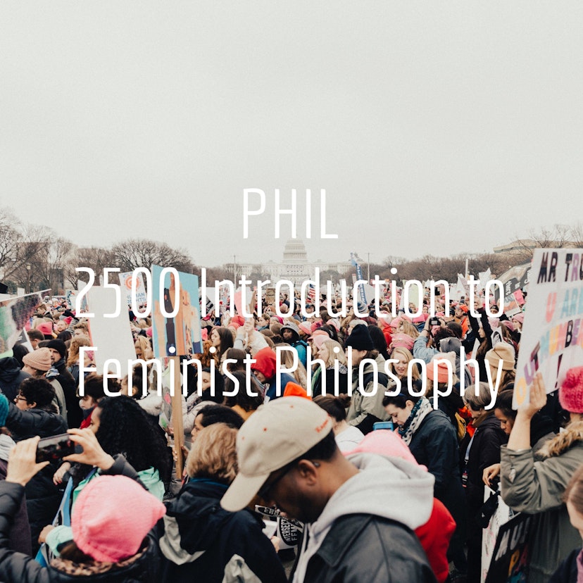 PHIL 2500 Introduction to Feminist Philosophy